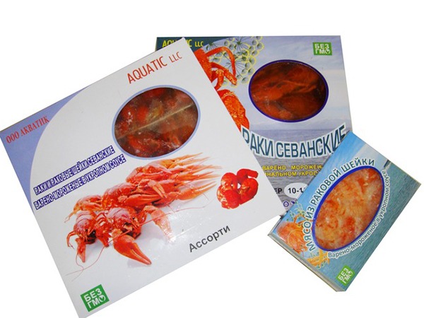 Раки в ассортименте в Нижневартовске