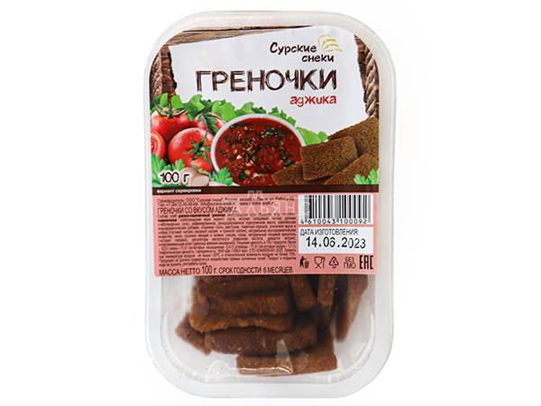 Сурские гренки с Аджикой (100 гр) в Нижневартовске