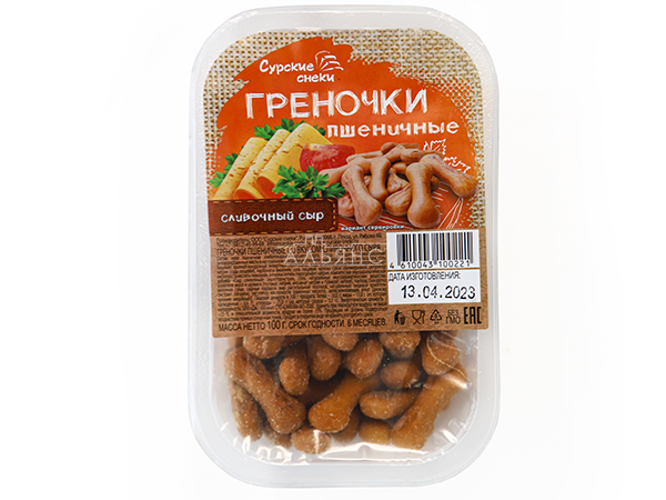 Сурские (ПШЕНИЧНЫЕ) Сливочный сыр (100 гр) в Нижневартовске