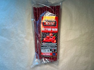Бастони колбаски сыровяленные классические: Кнуты Жгучий Чили  (500 гр.)