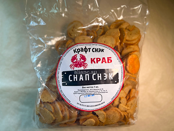 Снапсы ПШЕНИЧНЫЕ "Краб" в Нижневартовске