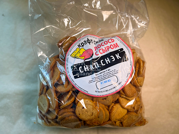 Снапсы ПШЕНИЧНЫЕ "Лосось с сыром" в Нижневартовске