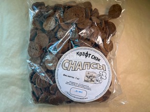 Японские снеки и крекеры: СНАПСЫ гренки со вкусом холодец и хрен