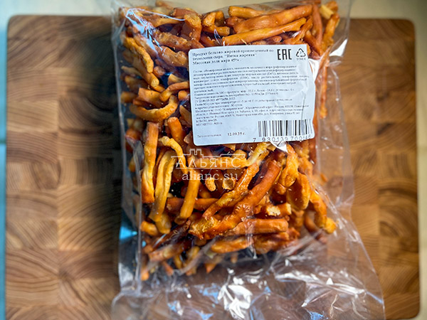 Нитка ЖАРЕНАЯ  Oktobersnack1 кг (сырный продукт) в Нижневартовске