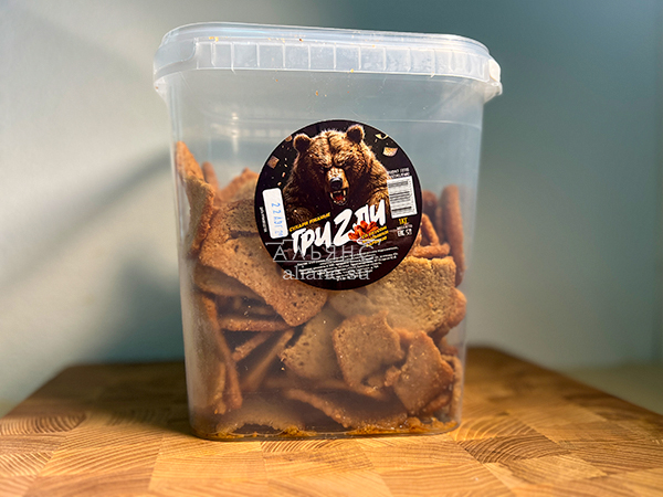 Ведро Ржаные гренки со вкусом Крылышки Барбекю (1 кг) в Нижневартовске