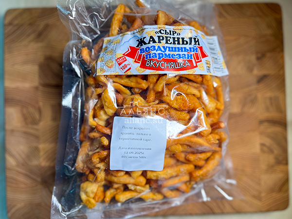 Жареный сыр "ВКУСНЯШКА" со вкусом пармезан (500 гр) в Нижневартовске