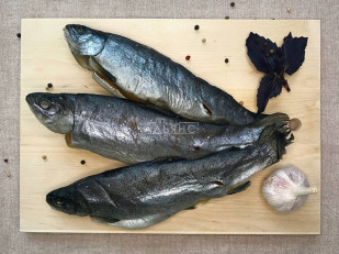 Жерех (бабочка) холодного копчения: Форель радужная вяленая