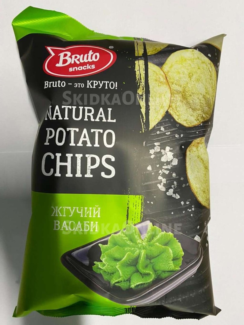 Картофель «Бруто» со вкусом васаби 130 гр. в Нижневартовске