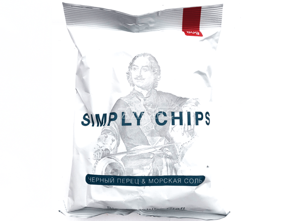 Картофельные чипсы "Simple chips" Морская соль и черный перец 80 гр. в Нижневартовске